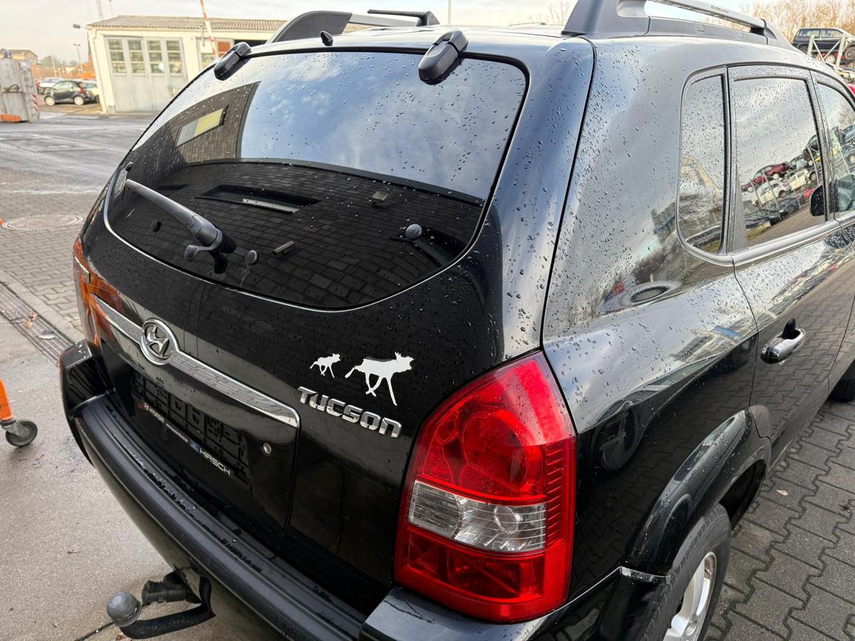 Hyundai Tucson JM original Heckklappe ohne Scheibe EB Ebony Black Rohbau BJ06